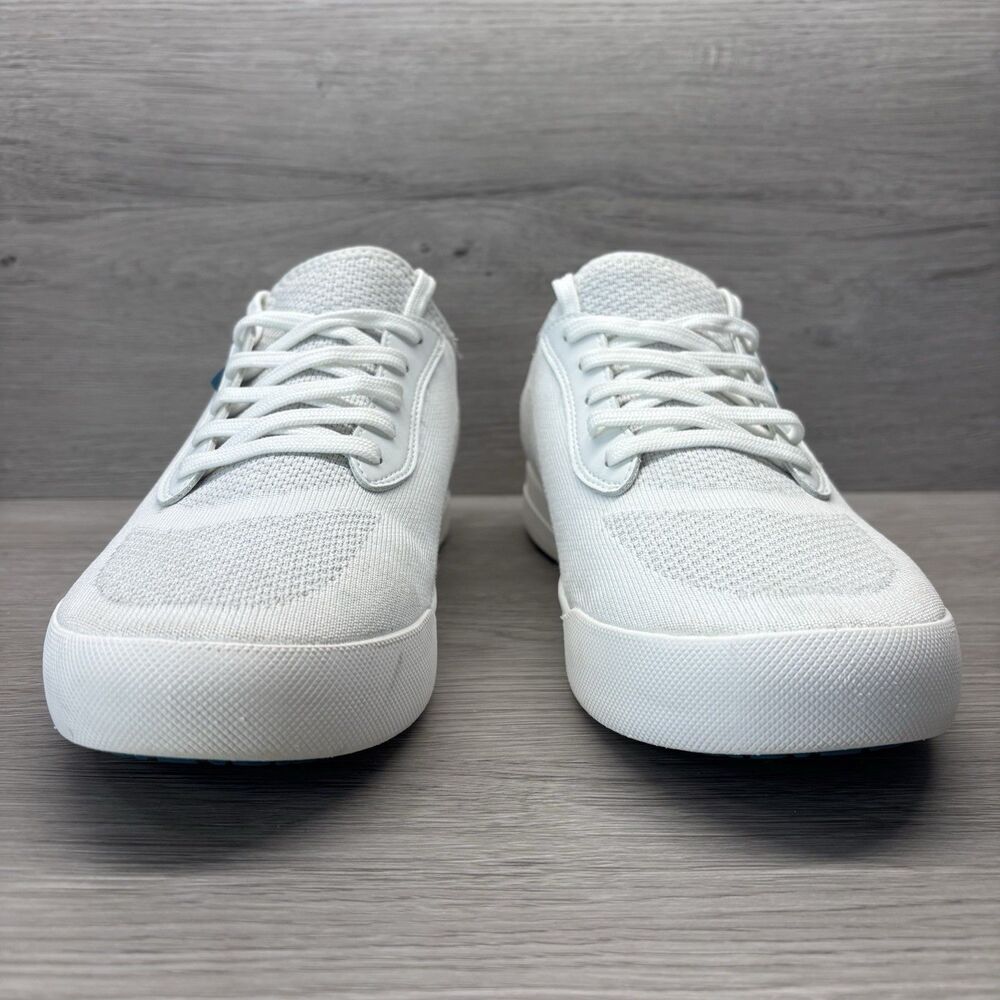 Vessi Weekend Sneaker Mens Size 10 Waterproof Shoes Marble White Summer Preppy - Picture 2 of 11
